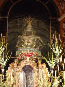 La Virgen de las Angustias en el Camarín