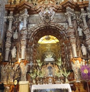 Primer cuerpo del retablo